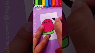 Mini libreta - Mini notebook #watermelon #kawaii #diy #papercraft #paperdiy