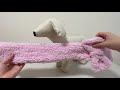 how to make a dog ribbon muffler 🎀 even beginners can easily make it