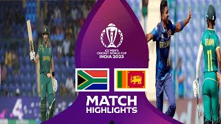 Full Highlights | South Africa Vs Sri Lanka ICC World Cup 2023 Match Highlights |SA Vs SL Highlights