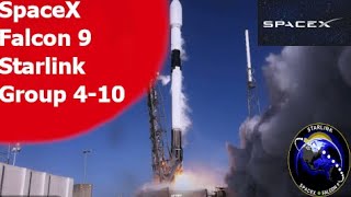 SpaceX Falcon 9 Block 5  Starlink Group 4-10 #Shorts
