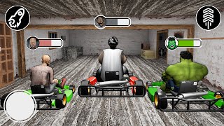 Playing as Granny Family on Kart Machines | Update Granny - Gameplay Animation (p.5)
