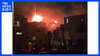 【速報】東京・墨田区で住宅5棟が焼ける火事　けが人2人｜TBS NEWS DIG