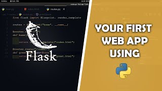 Make your first web application with Flask in Python