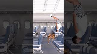 Strange creature on a plane