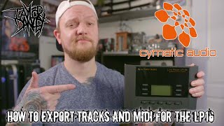 Cymatic Audio LP-16 : Tutorial - how to bounce tracks and midi for use with LP16