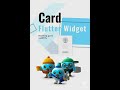 Card widget in flutter | flutter Widgets (Part 6)