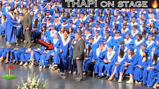 Graduation 👨‍🎓// Thapi on stage 🔥