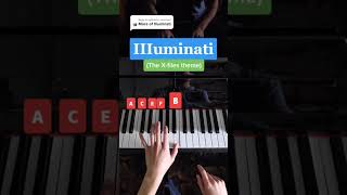 How to play ILLUMINATI theme on piano Part 2/2