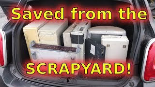 Saved from the scrapyard - Rescuing vintage hardware from a recycling plant