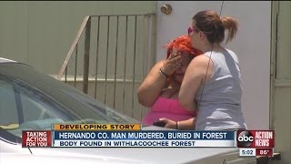 man shot and then buried in hernando county forest