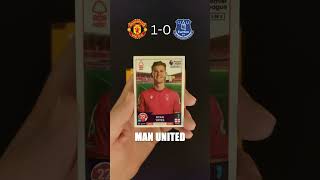 Can I predict MAN UTD vs EVERTON from these sticker packs? #shorts