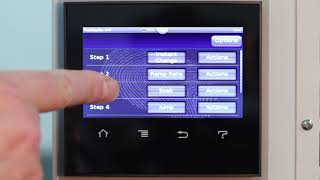 How to enter a Ramp-Soak profile in the F4T Touch Screen Controller: TestEquity Chambers
