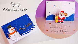 DIY Christmas card / Handmade Christmas greeting card | ทำการ์ดคริสมาสต์สวยๆ ตกแต่งไม่เหมือนใคร🎅