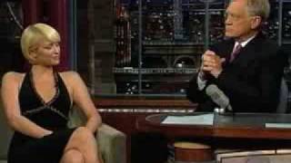 The Late Show With David Letterman - Paris Hilton Interview