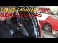 Dodge Grand Caravan - Rear Heater Clicking / Front Heat Stuck On Hot