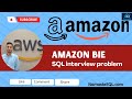 Tricky SQL Interview Problem Asked in Amazon