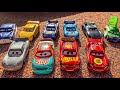 Disney Pixar Cars Lightning Mcqueen, Dinoco, Mater, Hudson, Axlerod, Finn, Frank, Guido, Mack, Shu