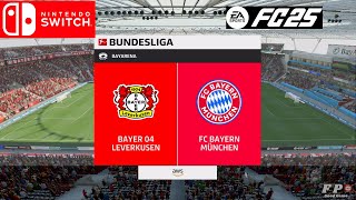 FC 25 Bundesliga - Leverkusen vs Bayern Munich Gameplay Nintendo Switch