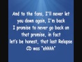 Eminem Im Not Afraid Lyrics