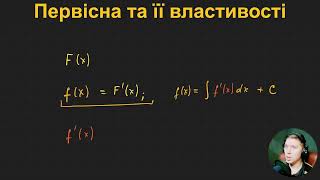 11А3.1. Первісна та її властивості