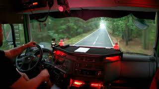 CAB VIEW TRUCK Driving Tatra Phoenix 460 6x6 - naloženo 2? tun písku