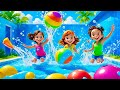 Ring Around the Rosie Song | Classic Nursery Rhyme & Lyrics for Kids | Fun Circle Game Song