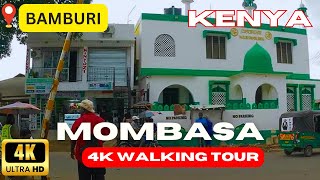 EAST AFRICA [4K] EXPLORING MOMBASA's MINI-METROPOLITAN: A WALKING TOUR THROUGH THE FAMOUS BAMBURI