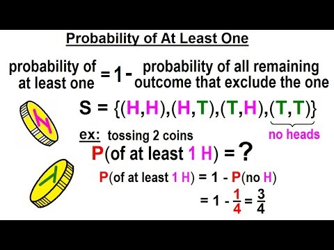 Statistics: Ch 4 Probability In Statistics (29 Of 74) Probability Of At ...