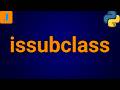 Python issubclass