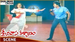 Srinivasa Kalyanam Movie || Venkatesh Teaching Dance To Bhanupriya || Venkatesh || Shalimarcinema