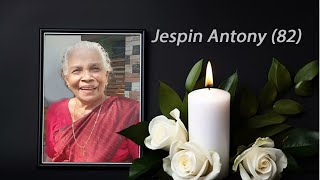 Jespin Antony (82) Funeral ceremony On 24-12-2024