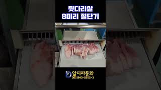 [알디자동화] 뒷다리살 8미리절단기