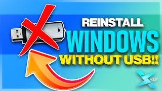 HOW TO REINSTALL WINDOWS (WITHOUT USB)