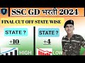 ssc gd final cut off 2024 | ssc gd final cut off 2024 state wise & category wise |