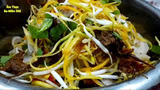 Gỏi Hoa Quao nộm đu đủ xanh,ai từng ăn món này | món ngon mỗi ngày | Ẩm Thực Ba miền 365