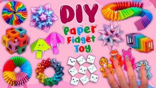 12 DIY Magic Paper Fidget Toy Crafts - Viral TikTok Fidget Videos - How to Make Funny Paper Toys