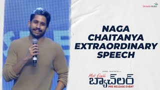 Naga Chaitanya Extraordinary Speech @ Most Eligible Bachelor Pre Release Event | Shreyas Media