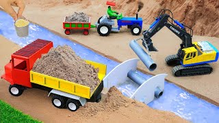 diy mini cemented animal farm house construction science project | cow shed project @sanocreator