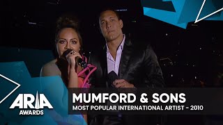 Mumford & Sons win Most Popular International Artist | 2010 ARIA Awards