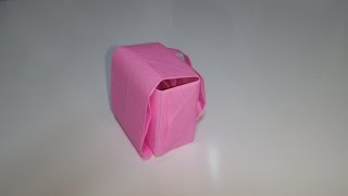 折り紙「ランドセル」の折り方-Origami“school bag”