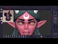 2d to 3d creating a witch from start to finish with nadiaxel 🎃 halloween spooktacular 🎃