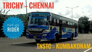 Trichy to Chennai Express bus rushing towards Perungalathur | NH-45 Rider | #TNSTC - Kumbakonam