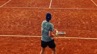 Rafael Nadal starts Practicing on Clay after Hip Injury at Rafa Nadal Academy - 2023