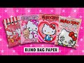 Blind Bag paper 💖 Hello Kitty 🎀 ASMR / satisfying opening blind bag / Sanrio theme