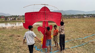 Traditional Khmer kite racing - Khmer kite - Flying kite