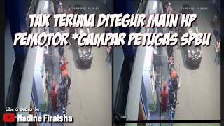 Viral Pemotor Perlakukan Kasar Petugas SPBU Hanya Karena Ditegur Main HP