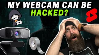 Can a HACKER turn a webcam without the light? #Shorts