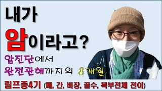 내가 왜 암이야? (림프종4기에서 림프종완치 완전관해까지의 8개월) #악성림프종4기 , #DCBCL , #미만성대세포B임파선암 , #비호지킨씨 , #완전관해 #림프종완치  #림프종