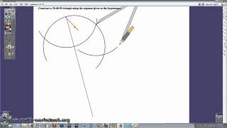 Geometry - Constructions - Triangle constructions - Hard