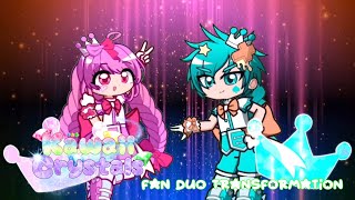 Carole’s and jamie’s transformation💖🩵 | kawaii crystals ocs | gacha life 2 @cureunicorn8701